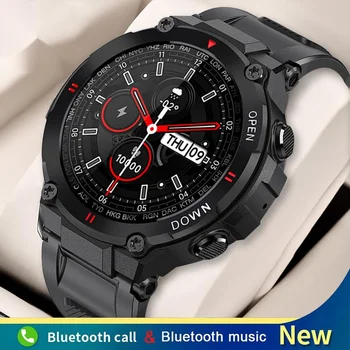 2023 K22 watch Bluetooth Call Смарт-часы Для мужчин, Спорт на открытом воздухе, Фитнес-трекер, пульсометр, Воспроизведение музыки, Умные часы для Android IOS