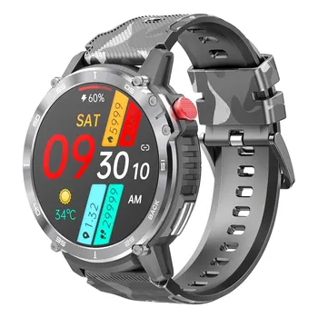 2023 Спортивные часы для мужчин IP68 водонепроницаемые умные часы C22 с поддержкой 4G ROM, подключение гарнитуры, умные часы 400 мАч, 7 дней автономной работы