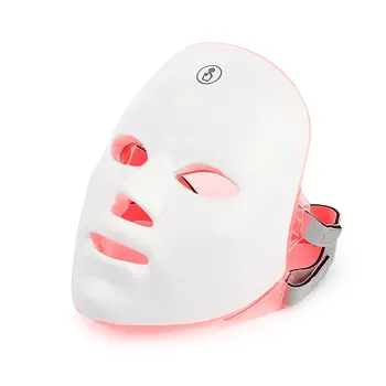 7-цветная светодиодная маска для лица фотонная терапия для омоложения кожи, удаления акне и отбеливания морщин