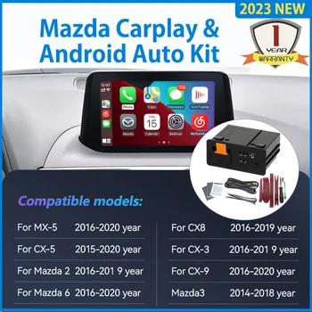 Apple CarPlay Android Автоматический USB Адаптер-Концентратор для Модернизации Mazda 6 Mazda 3 Mazda 2 CX30 CX5 CX8 CX9 MX5 miata TK78669U0C Комплект