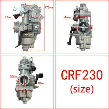 CRF230 Мотоциклетный Карбюратор 30 мм Carb Для Honda CRF 230 CRF230 CRF230F CRF230R XR CBX250 CBX200 A AC 200cc-250cc 05-09 12-2016