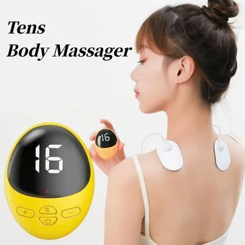 EMS Мышечная Стимуляция, Мышечный Массажер Tens, Массажер для спины и шеи, Электронный Миостимулятор, Массажеры для тела, Физиотерапия, Tens