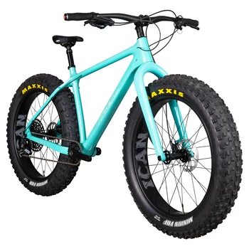 ICAN Популярный 26er Карбоновый Пляжный Снежный велосипед Hardtail Sand Fat Bicycle Со 120-мм шиной BSA Maxxis 4,8-дюймовые 90-мм колеса