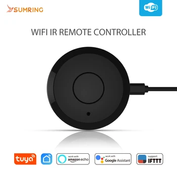 Tuya WiFi IR пульт дистанционного управления Smart Universal для телевизора, кондиционера, Alexa пульт дистанционного управления Работает с Google Home