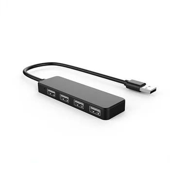 USB-концентратор 2,0 Мульти USB-Разветвитель 4 USB-порта 2,0 с Микрозарядкой для Lenovo Xiaomi Macbook Pro PC Hub USB 2 0