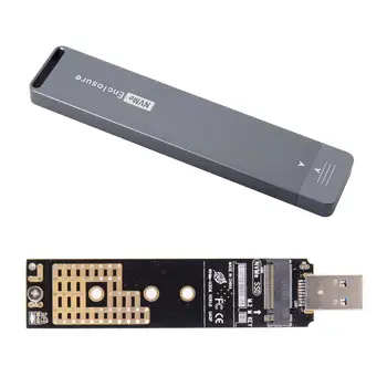 Xiwai USB 3.0 для NVME M-key M.2 NGFF SSD Внешний адаптер PCBA Conveter RTL9210 Чипсет с корпусом