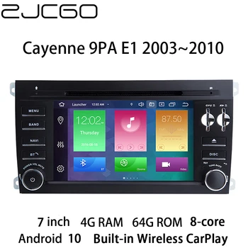 ZJCGO Автомобильный Мультимедийный Плеер Стерео GPS DVD Радио Навигация Android 10 Экран для Porsche Cayenne 9PA E1 2003 ~ 2010