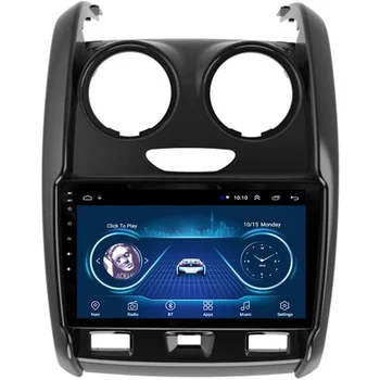 Автомобильный мультимедийный плеер Android 10 с GPS-навигацией для Renault Duster 2015-2020, с 9-дюймовым FM-радио 1080P, WiFi Bluetooth