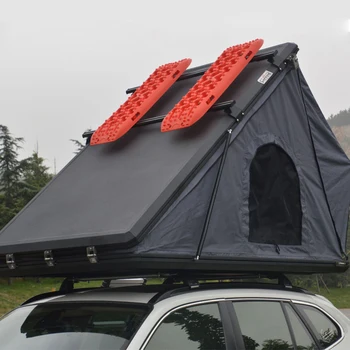 Алюминиевый открытый carpas de techo кемпинг 3-4 человека 4x4 hard shell палатки на крыше треугольник dachzelt автомобильная палатка на крыше для кемпинга