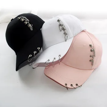 Бейсбольная кепка с цепочкой 2023 Ins, Кепки с крутыми цветами, Плоские персонализированные Ажурные шляпы Snapback Для взрослых, Мужчины, женщины