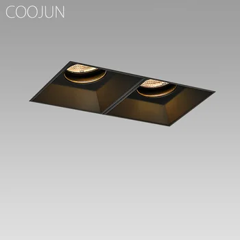 Бескаркасный прожектор COOJUN, легко устанавливаемый 3000 К 4000 К, Домашний стиль для освещения гостиной галереи