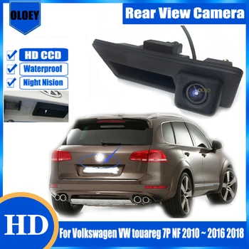 Для Volkswagen VW touareg 7P NF 2010 ~ 2016 2018 Оригинальный заводской Экранный ввод, Камера заднего вида, Ручка багажника, Парковочная камера заднего вида