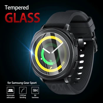 Закаленное стекло премиум-класса 9H Для смарт-часов Samsung Gear Sport, защитная пленка для экрана, Аксессуары для Samsung Gear Sport