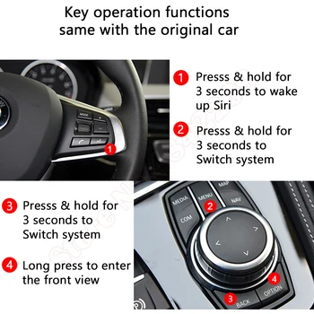 Конвертируемый Carplay Android для BMW 2 серии F22/F45 MPV F23, автомобильный декодер, экранный интерфейс EVO NBT Mirror Link