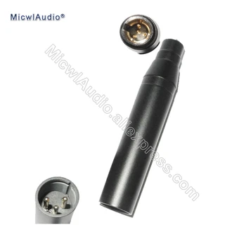 Мини XLR 4Pin Входной Конденсаторный микрофон Для Shure Big 3Pin Выходной 10-52 Вольтовый Адаптер Фантомного Питания MicwlAudio Ad-003