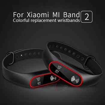 Многоцветный дополнительный ремешок на запястье для Xiaomi Mi Band 2, удобный в носке, дышащие аксессуары для умных часов