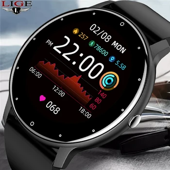 НОВИНКА-ZL02 Smart sport fitness watch0140 с полным сенсорным экраном
