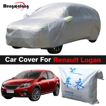 Наружный автомобильный чехол, защита от ультрафиолета, солнцезащитный козырек, устойчивый к дождю, снегу, ветрозащитный чехол для Renault Logan