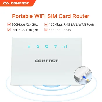 Новое Поступление, Портативная 4G SIM-карта, 4g LTE, Беспроводная точка доступа, Подключи и играй, Беспроводной WiFi-маршрутизатор 2,4 ГГц, 300 Мбит/с, базовая станция, точка доступа CF-ER10