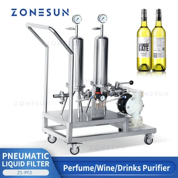 Парфюмерный фильтр ZONESUN, Очиститель воды и вина, Система фильтрации, производящая аромат, фронтальный мембранный насос, Антистатик ZS-PF2