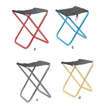 Складной стул из ткани Оксфорд, Портативный антикоррозийный стул, для помещений, на открытом воздухе, на заднем дворе, для кемпинга, Пешего Туризма, для барбекю, красный