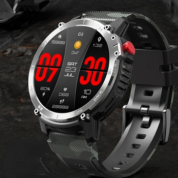 Спортивные часы мужские IP68 водонепроницаемые 4G ROM C22 Smartwatch 2023 поддержка подключения наушников Смарт-часы Bluetooth вызов 1,6 дюйма Распродажа