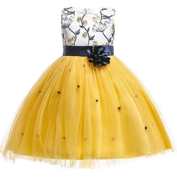 Элегантное вечернее платье принцессы для девочек-подростков, детское праздничное длинное платье для выпускного вечера, платья для детей от 3 до 10 лет