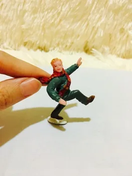 мини-фигурка из смолы, коробка для настольных игр с песком, придворная терапия, мальчик